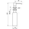 Дозатор кухонный GRANULA 1403 нержавеющая сталь 1403 HEPJ