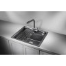 Кухонная мойка GRANULA KITCHEN SPACE KS-6003 черный 6003 CHEPHYII
