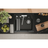 Кухонная мойка GRANULA KS-5807R ЧЕРНЫЙ кварц 5807R CHEPHYII