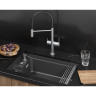 Кухонная мойка GRANULA KS-7309RU ЧЕРНЫЙ кварц 7309RU CHEPHYII