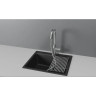 Смеситель для кухни GRANULA 8171 Нерж с выдвижным изливом 8171 HEPJ