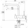 Смеситель GRANULA GR-2305 черный 2305 CHEPHYII